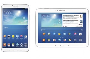 8 ve 10.1 inç Galaxy Tab 3